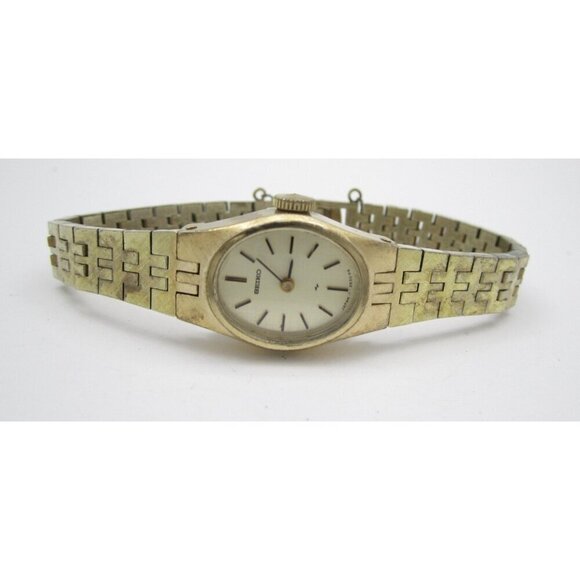 Vtg Women Seiko Hand Wind Mechanical Analog 17mm Watch (H831)  11-7849 main image 5